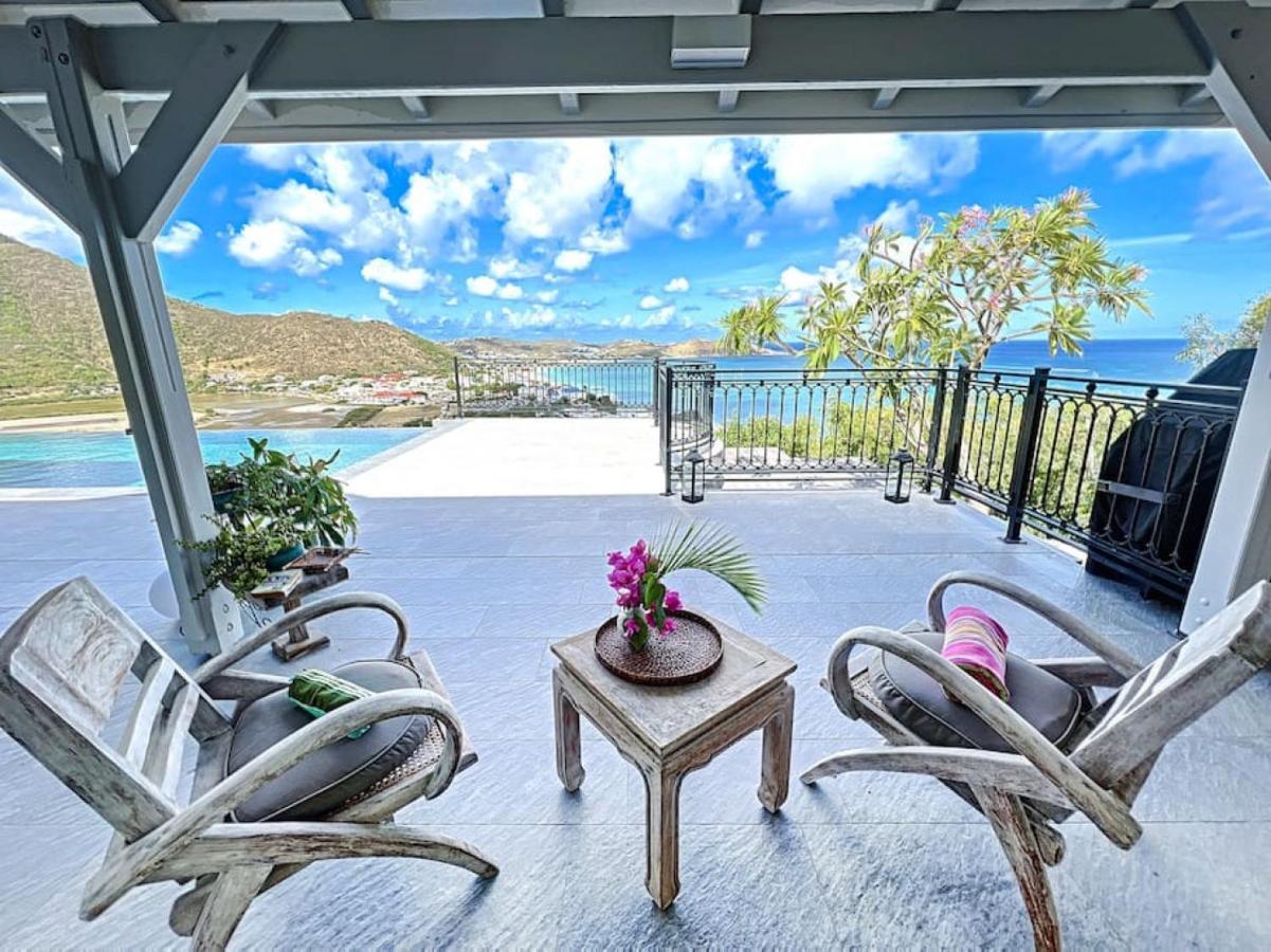 Frangipani Room In Shared Villa Diamant, Swimming Pool, Sea View Grand Case Eksteriør billede